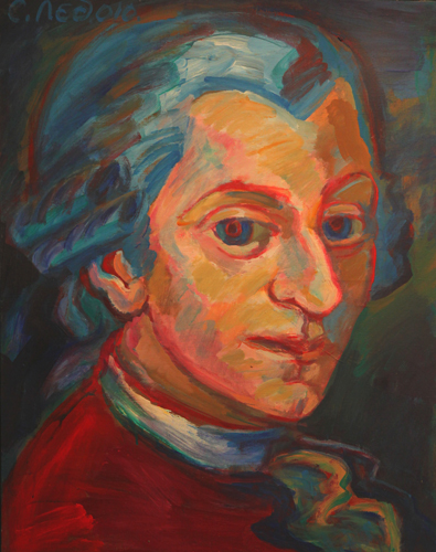 Сергей Ледков | Моцарт. 2010 г. х/акр. 80х60